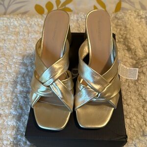 Fun Gold Summer Heels!